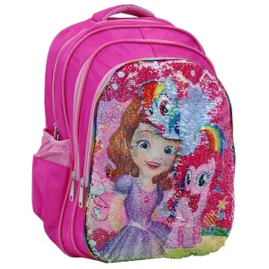 2 Faces Backpack (Sofia & My little Pony)