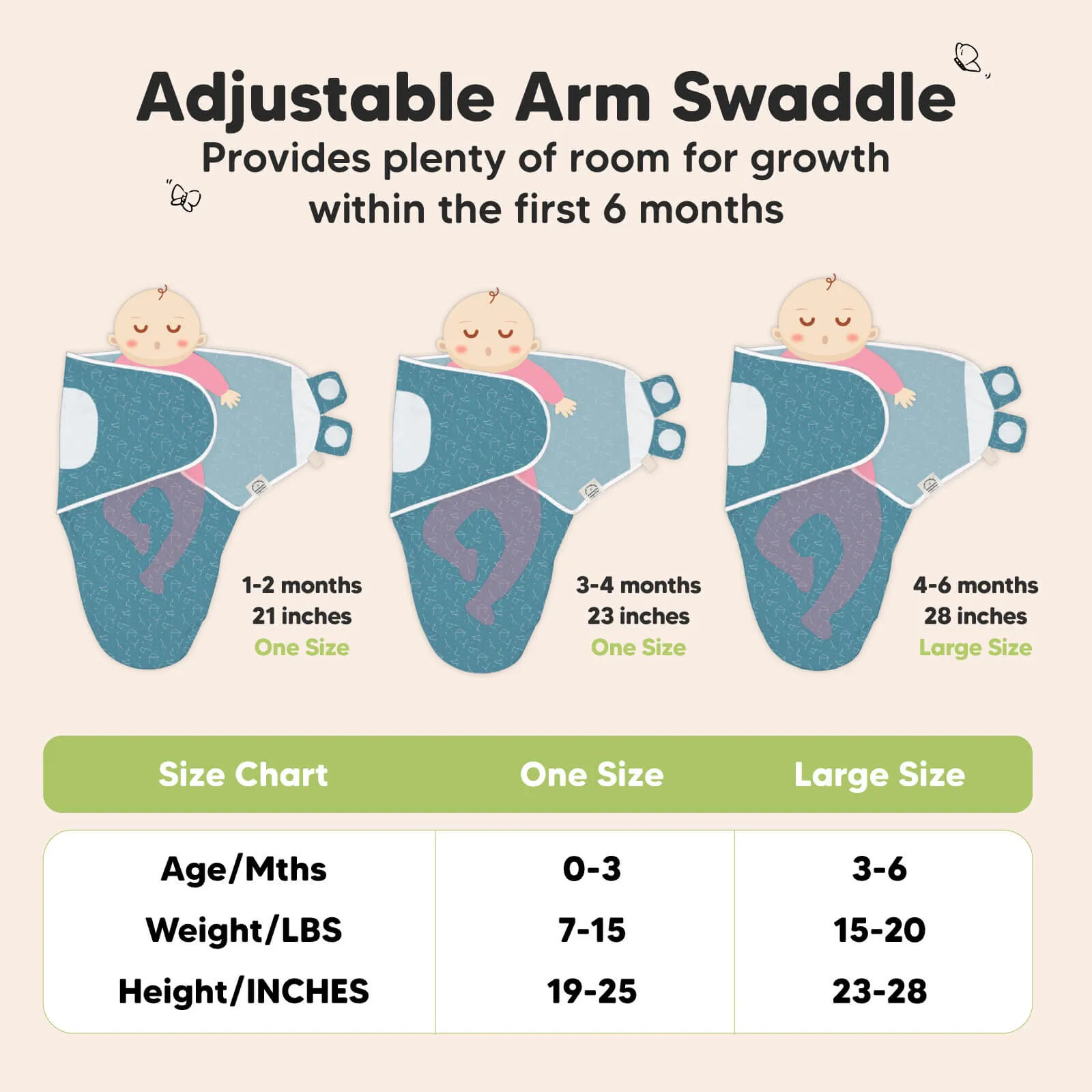 3-Pack Soothe Swaddle Wraps (Galaxy)