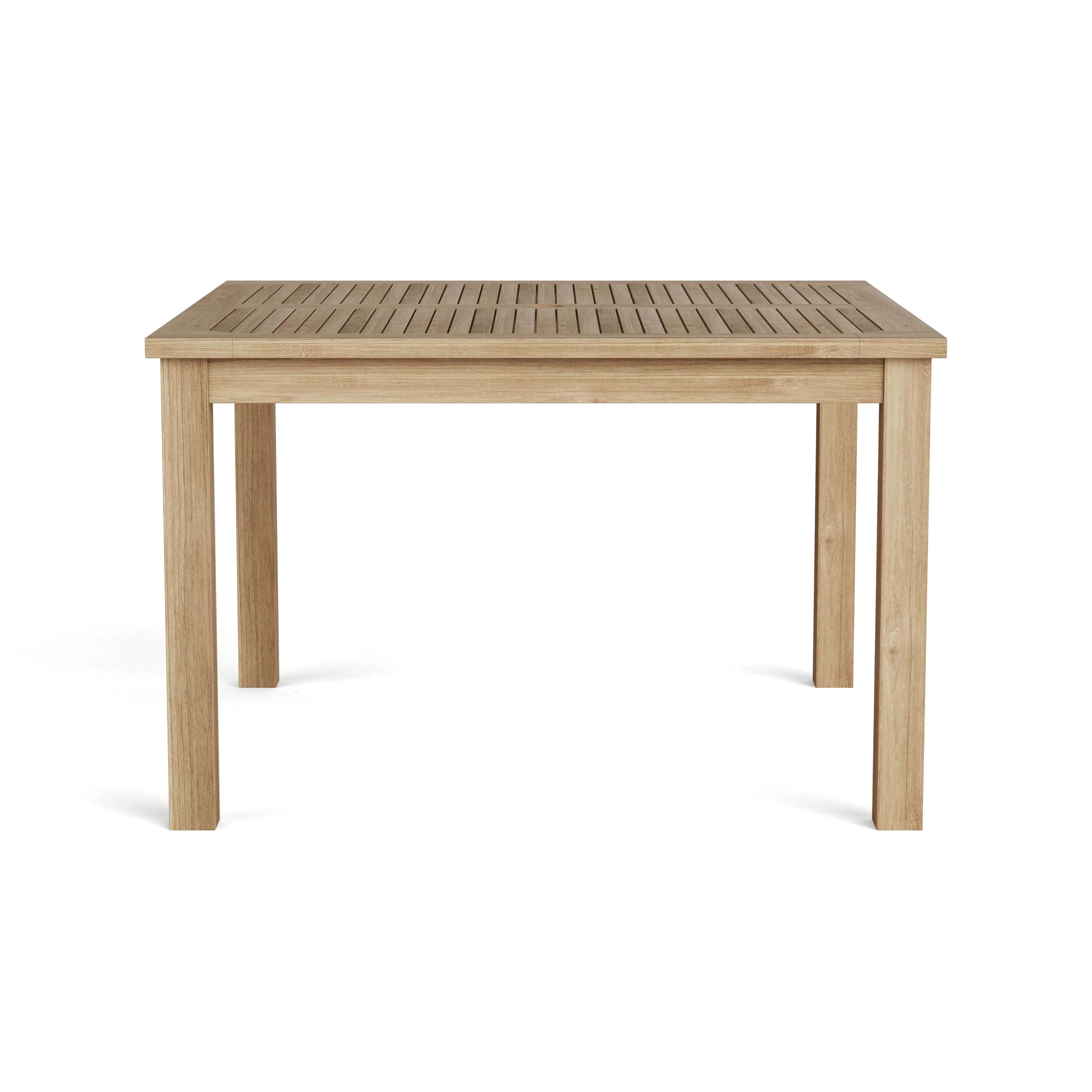 47" Windsor Square Small Slat Dining Table, Seats 4, 29 H x 47 W x 47 L, Delivered Free, Arrives in 5-9 Working Days For Easy Assembly.