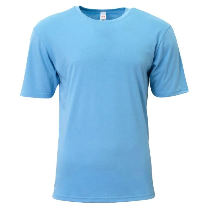 A4 Mens Softek Short Sleeve Tee