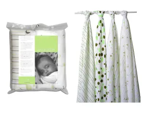 Aden   Anais Classic Muslin Swaddle Wraps 4-Pack