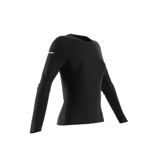 Adidas Women&#39;s Running Running Shirt Other Shirts Black DM3140