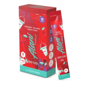 Alani Nu Energy Stick Packets, Cherry Slush 10 Sticks Per Pack