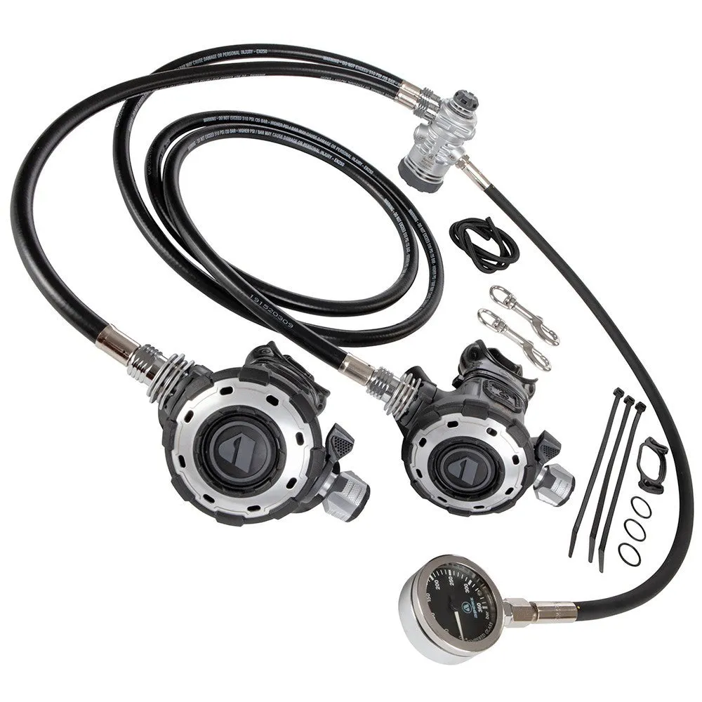 Apeks MTX-RC Long Hose Single Cylinder Regulator Set