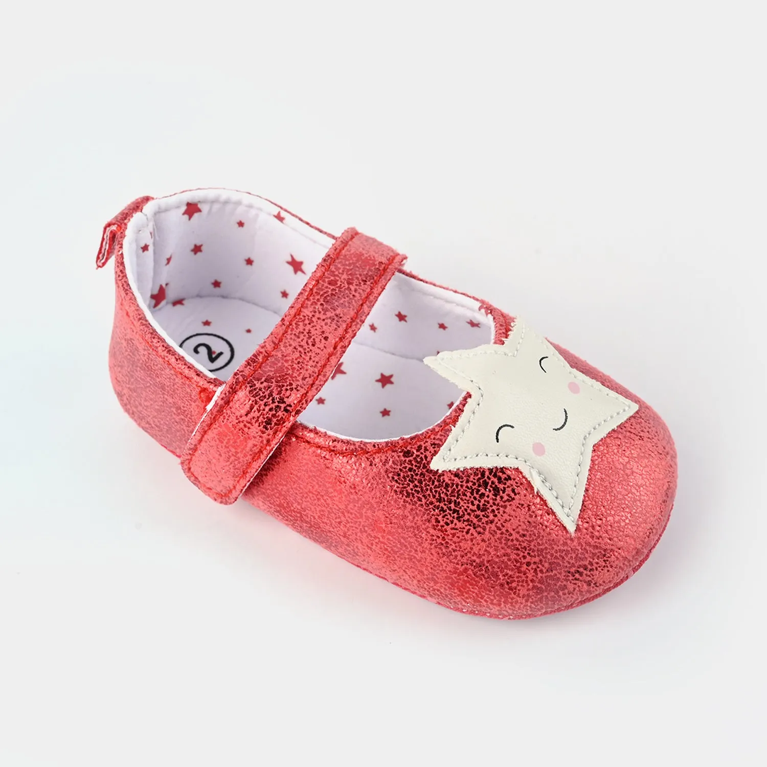 Baby Girls Shoes B226-Red