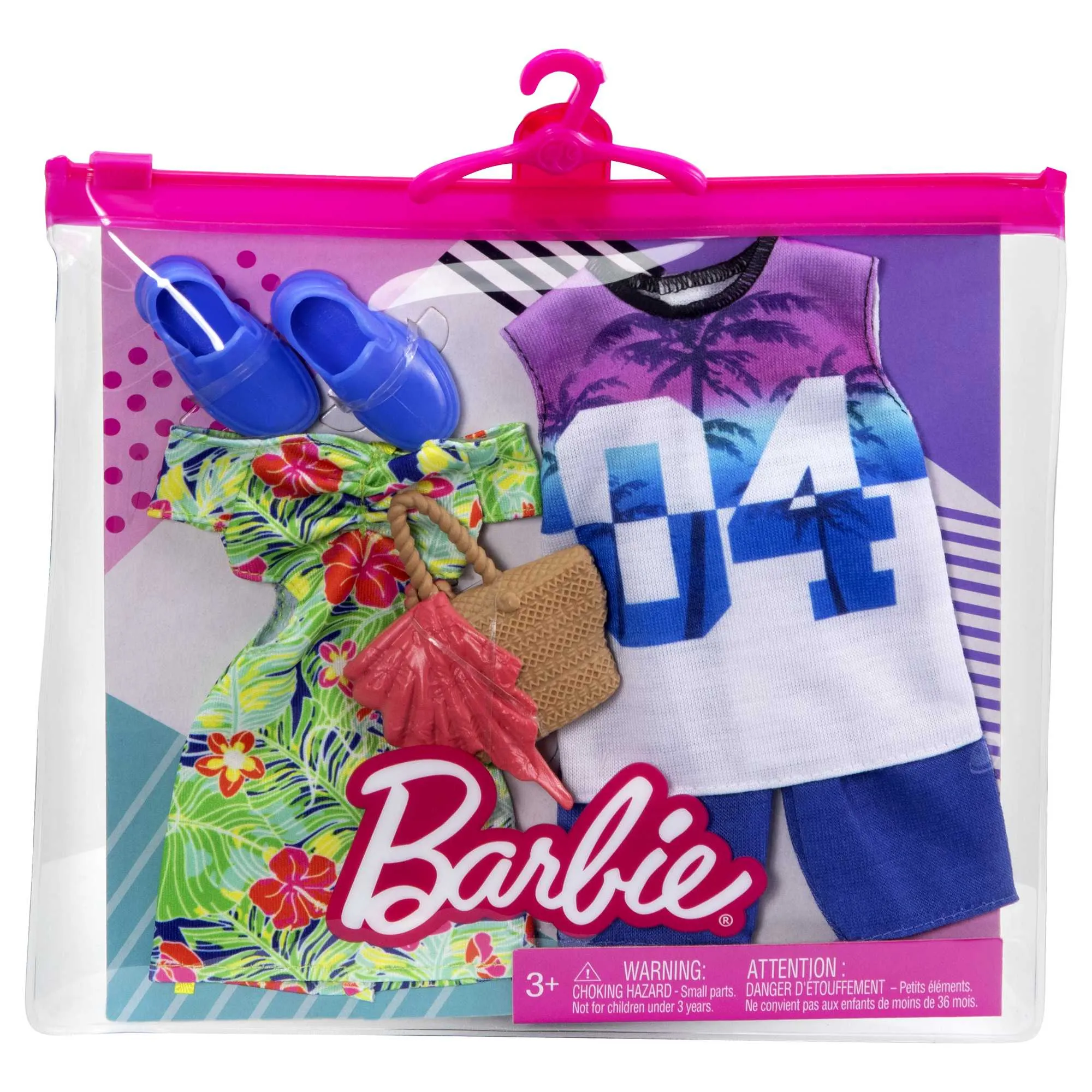 Barbie Clothes, Fashion Pack With 2 Complete Looks For Barbie & Ken Dolls