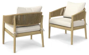 Bayshore Outdoor Conversation Chair (Set of 2)