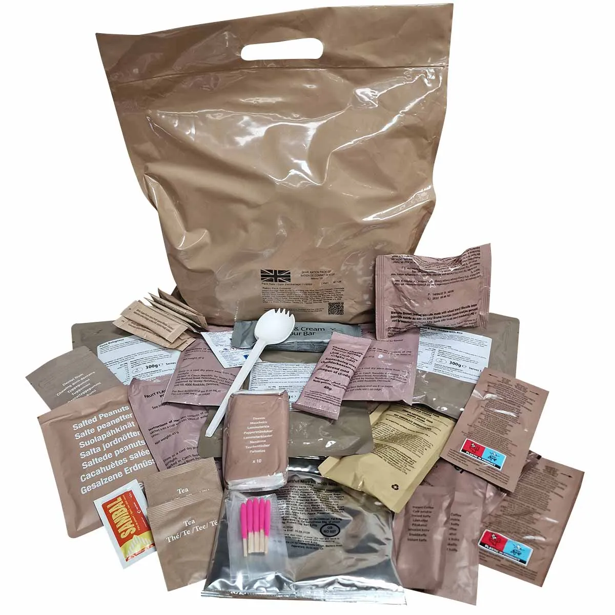 British Army 24 Hour Operational Ration Pack Halal - Menu 1