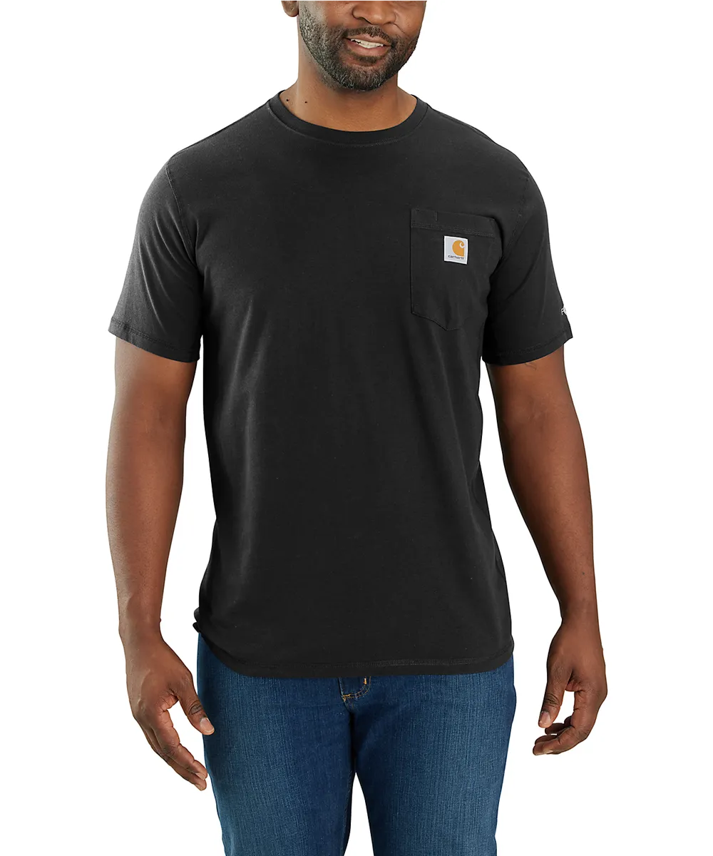 Carhartt Men's Force Short-Sleeve Pocket T-Shirt - Black