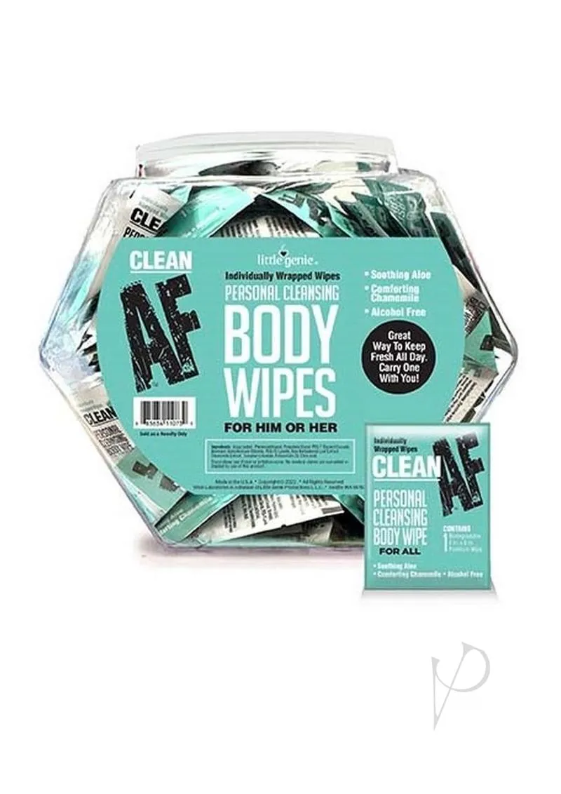 Clean Af Wipes Fishbowl 96 Packs