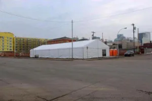 Clearspan Tent, 15M X 30M Plain Walls