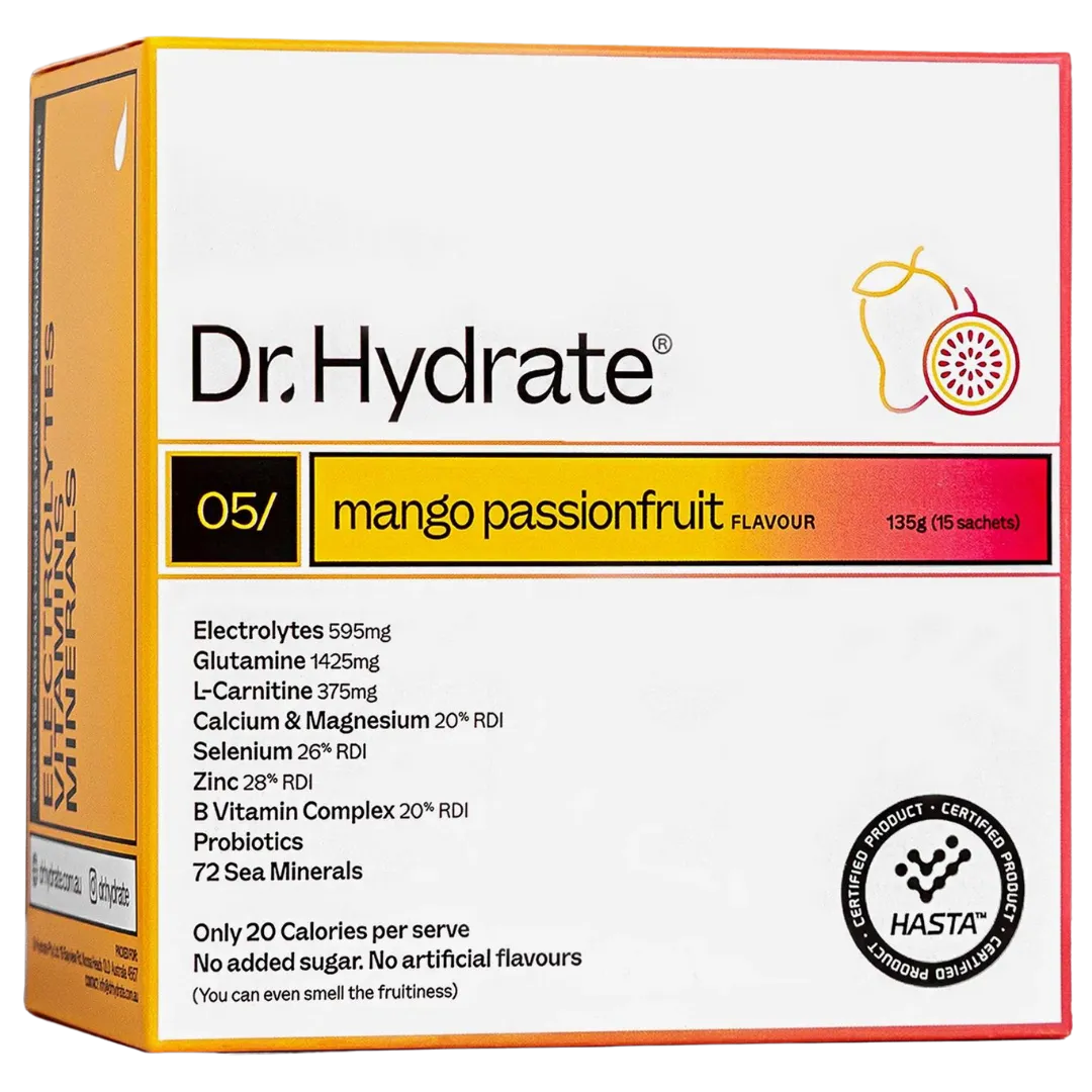 Dr. Hydrate - All-In-One Drink Sachet Box - Mango Passionfruit