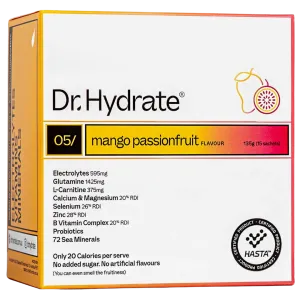 Dr. Hydrate - All-In-One Drink Sachet Box - Mango Passionfruit