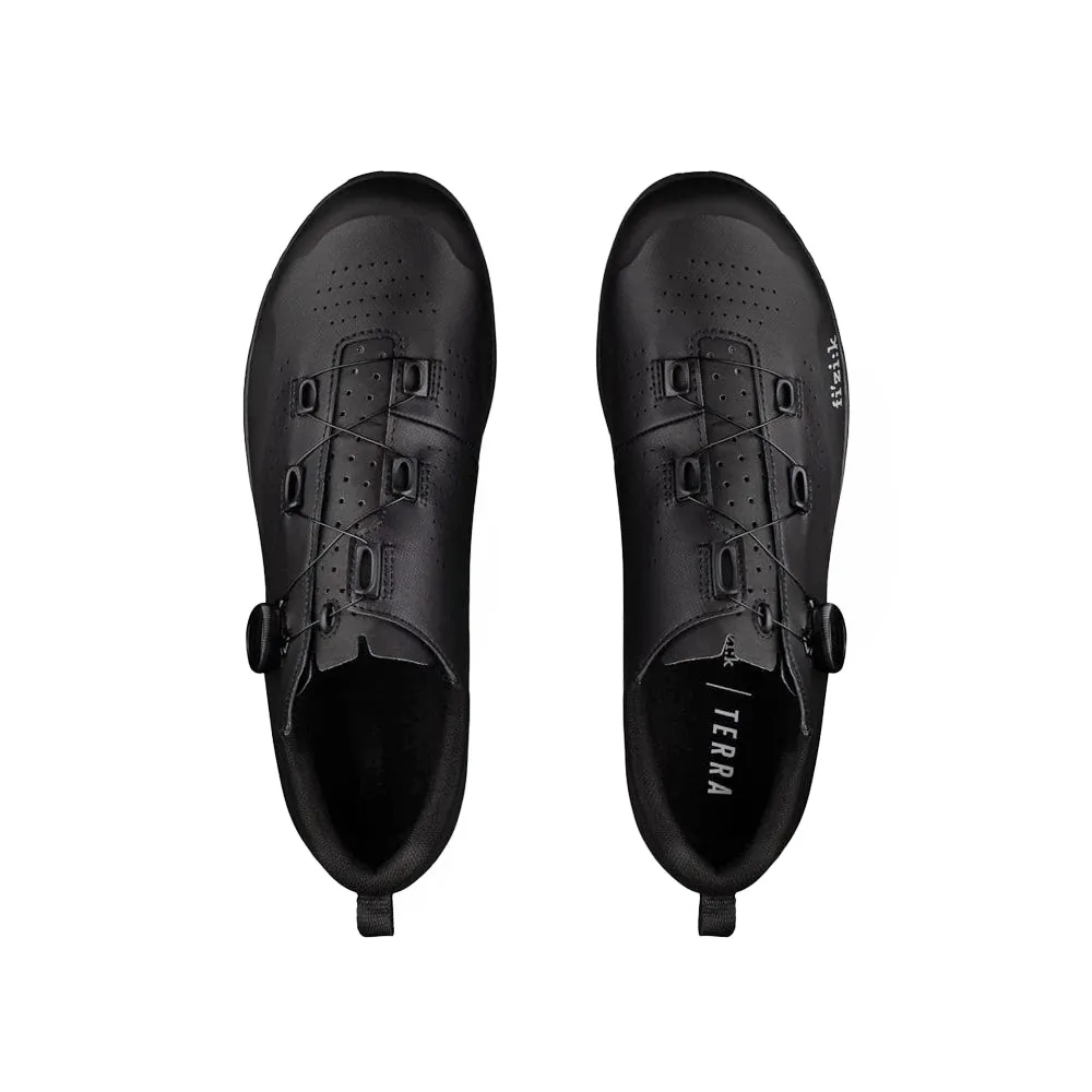 FIZIK MTB Gravel Cycling Shoes Atlas Terra - Black/Black