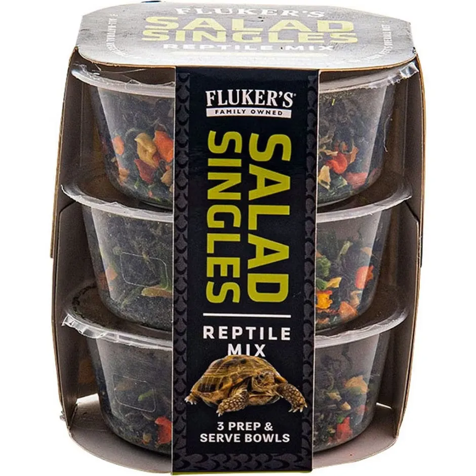 Fluker Salad Singles Reptile Veggie Blend 3 Pack