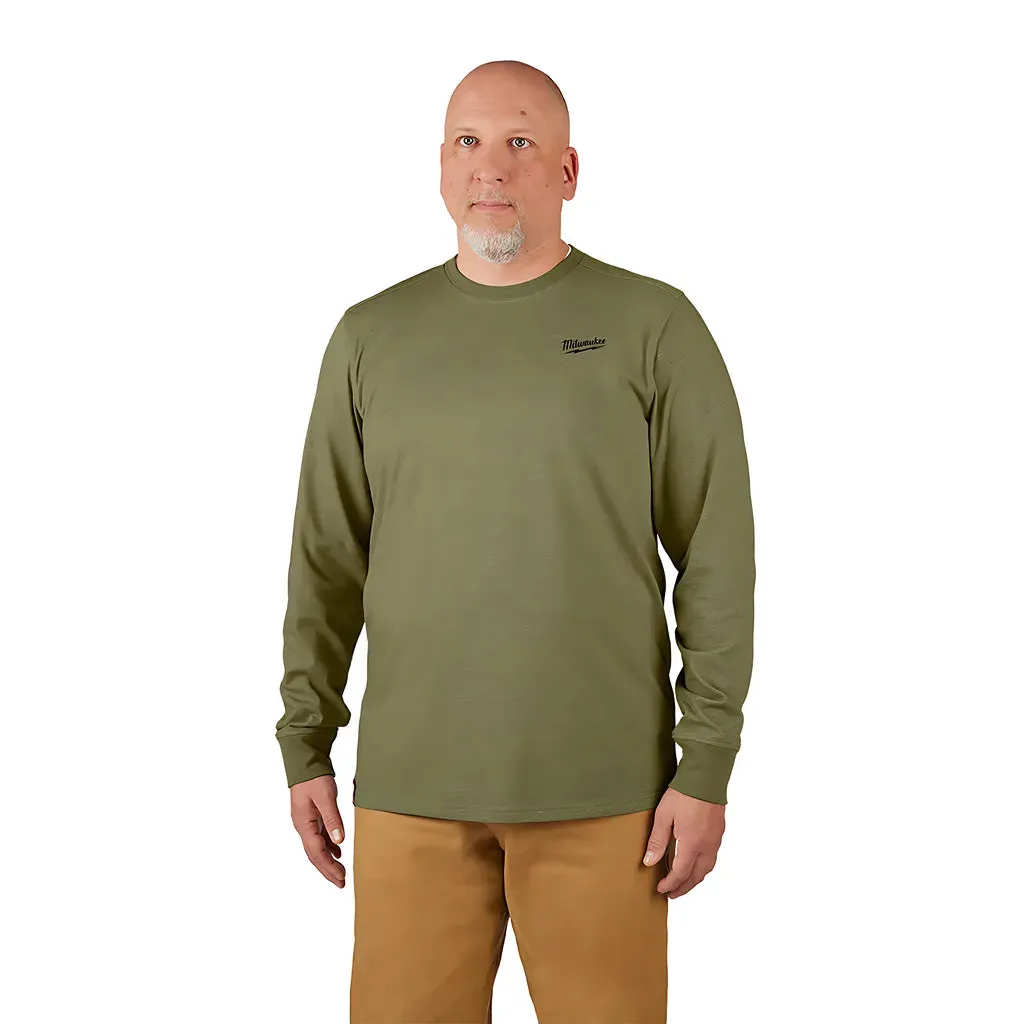 FREEFLEX™ Hybrid Work Tee - Long Sleeve - Green 3X