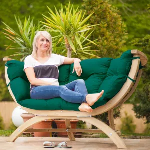 Globo Siena Due Seat Weatherproof in Verde Green