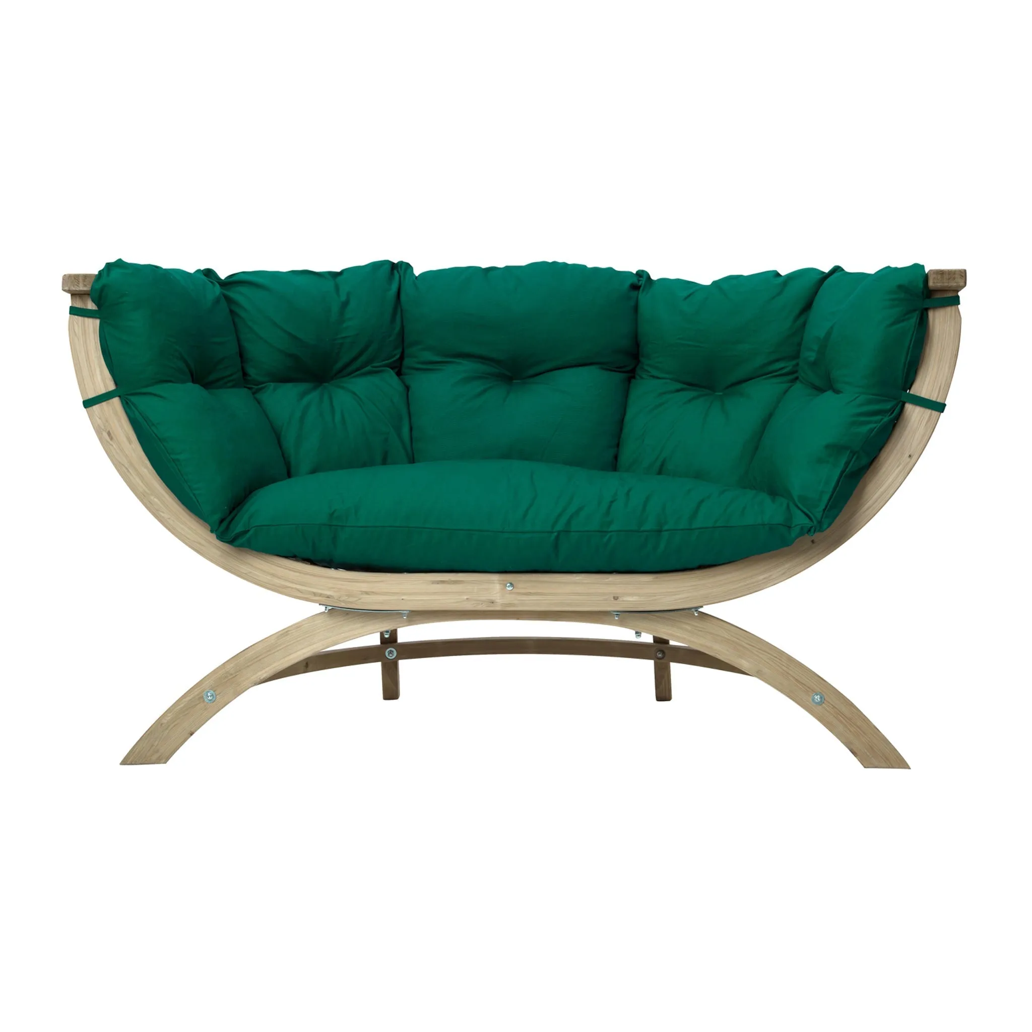 Globo Siena Due Seat Weatherproof in Verde Green