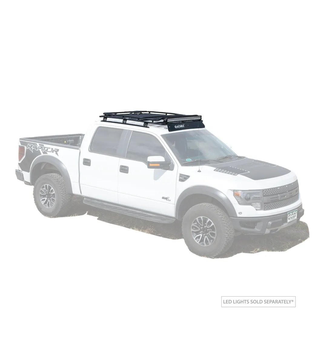 GOBI - Stealth Rack - Light Bar Setup - F150/Raptor (CrewCab)