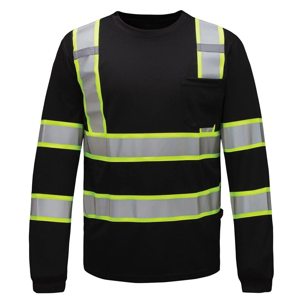 GSS Safety Enhanced Visibility Two Tone Long Sleeve T-Shirt