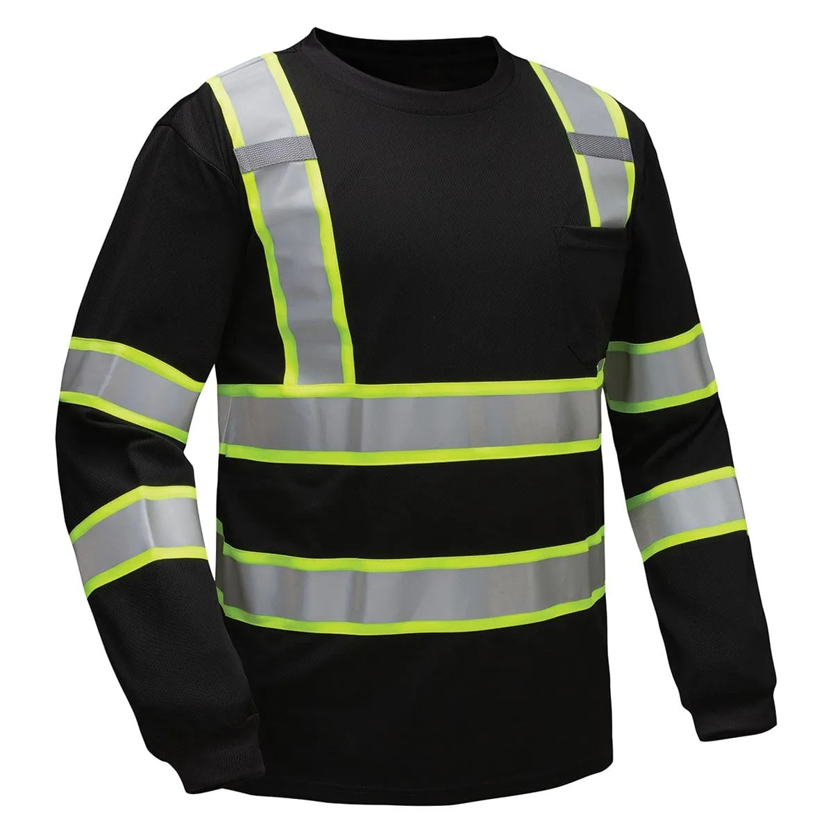 GSS Safety Enhanced Visibility Two Tone Long Sleeve T-Shirt