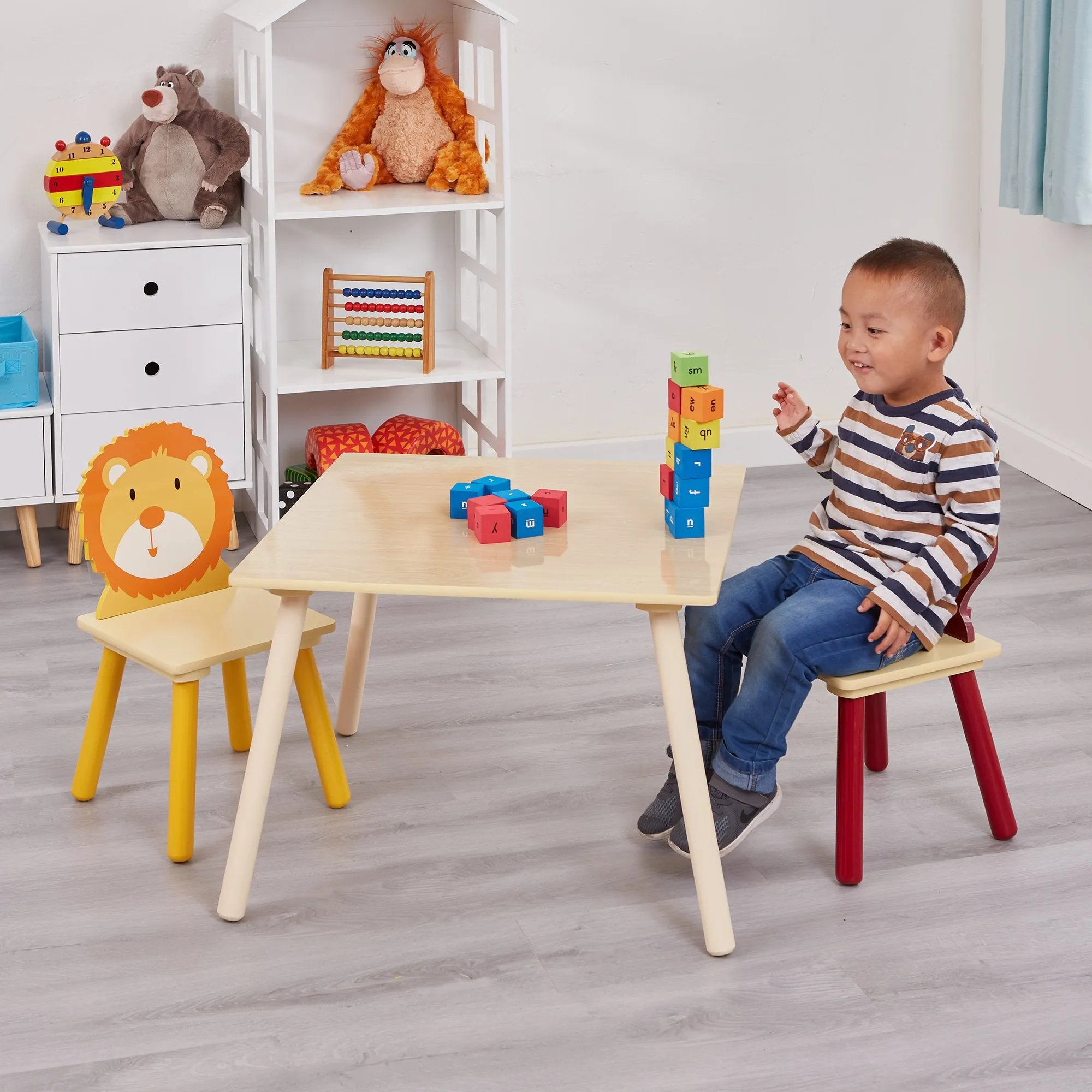 Jungle Table and Two Chairs Set