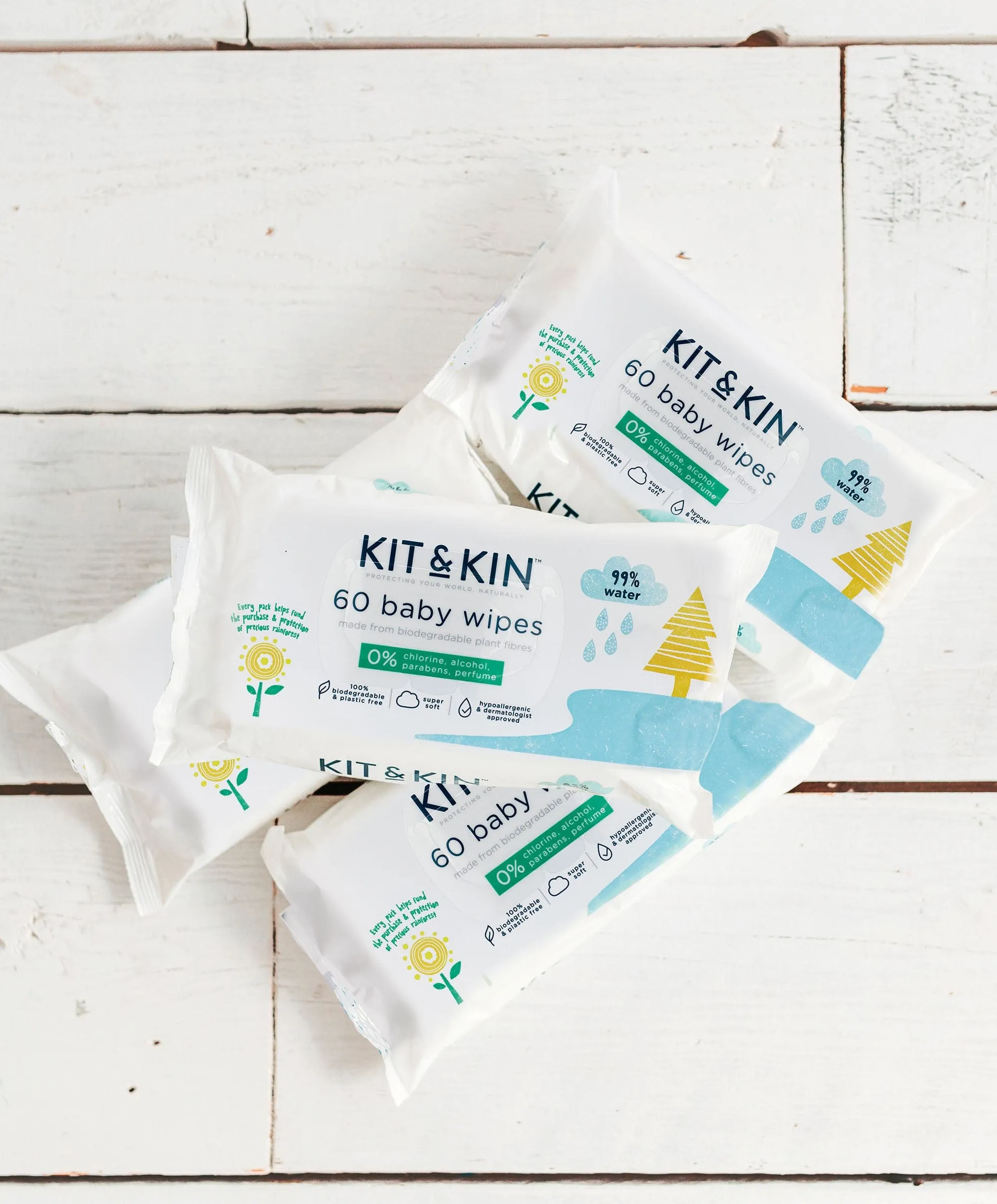 Kit & Kin Eco Nappies Essential Starter Pack - Size 2