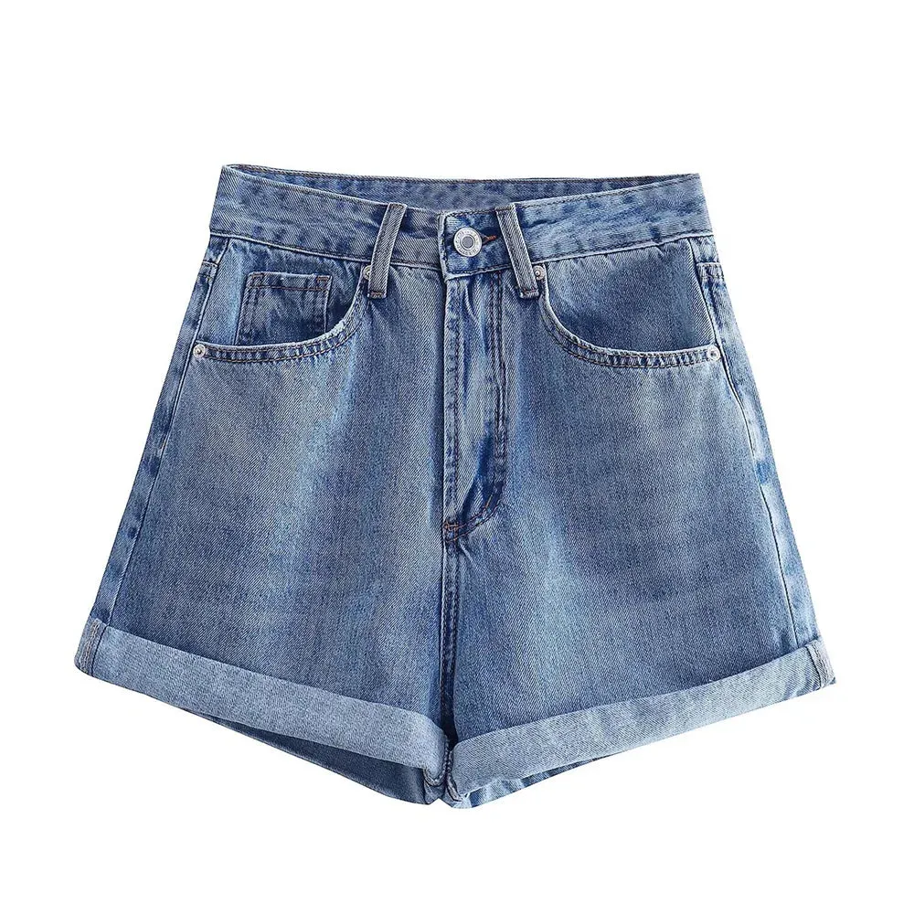 LVSANW 2024 Zarb Spring/Summer New Women's Style Versatile Casual European and American Style denim shorts