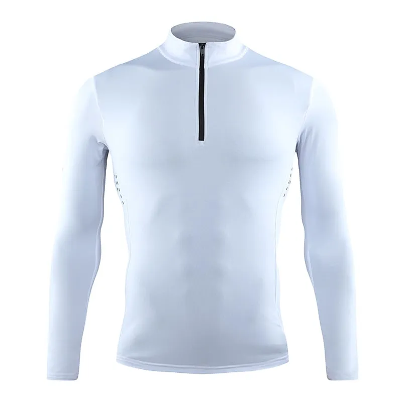 Men's Long Sleeve compression top for Running &  Gym workouts Quick Drying