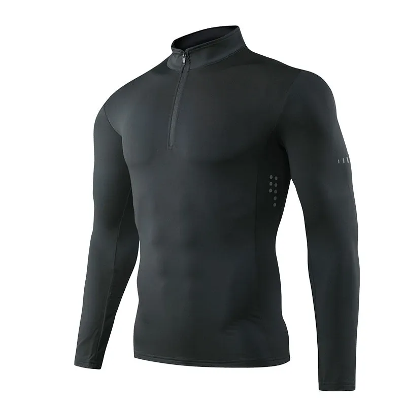 Men's Long Sleeve compression top for Running &  Gym workouts Quick Drying