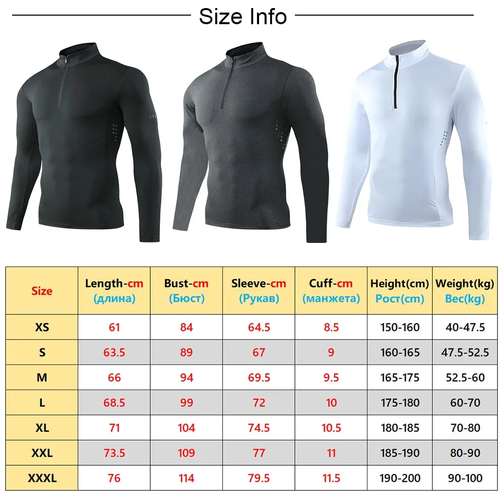 Men's Long Sleeve compression top for Running &  Gym workouts Quick Drying