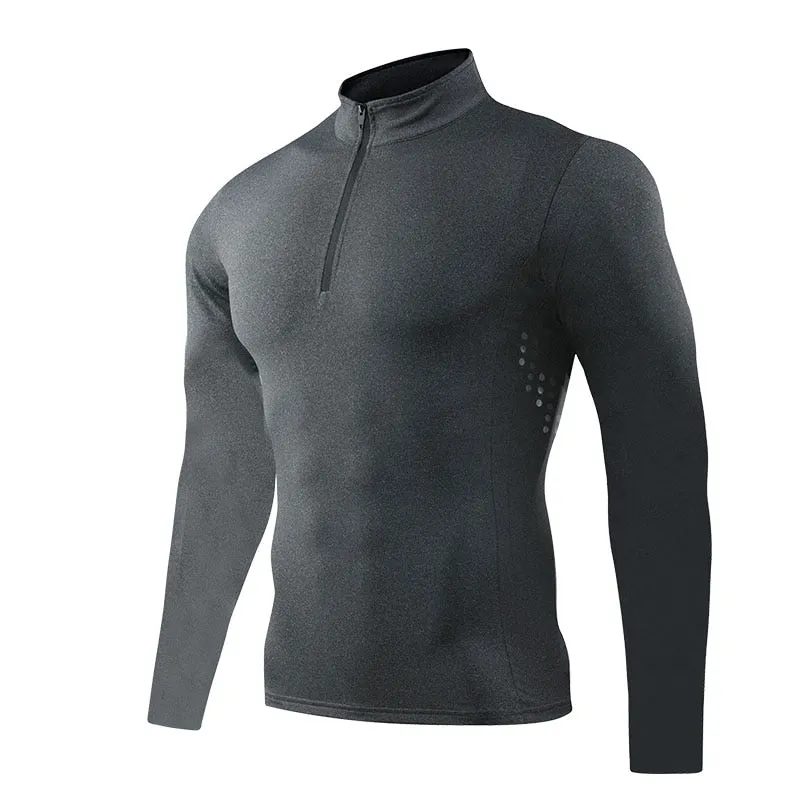 Men's Long Sleeve compression top for Running &  Gym workouts Quick Drying