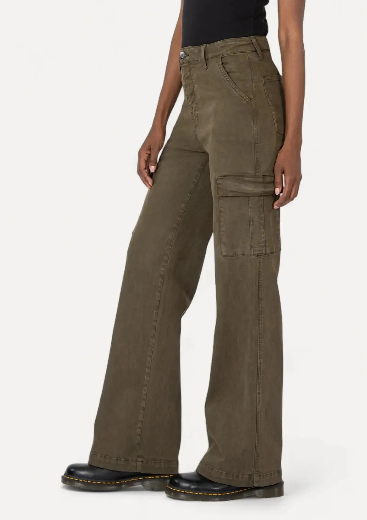 Miller High Rise Wide Leg Pant - Olive