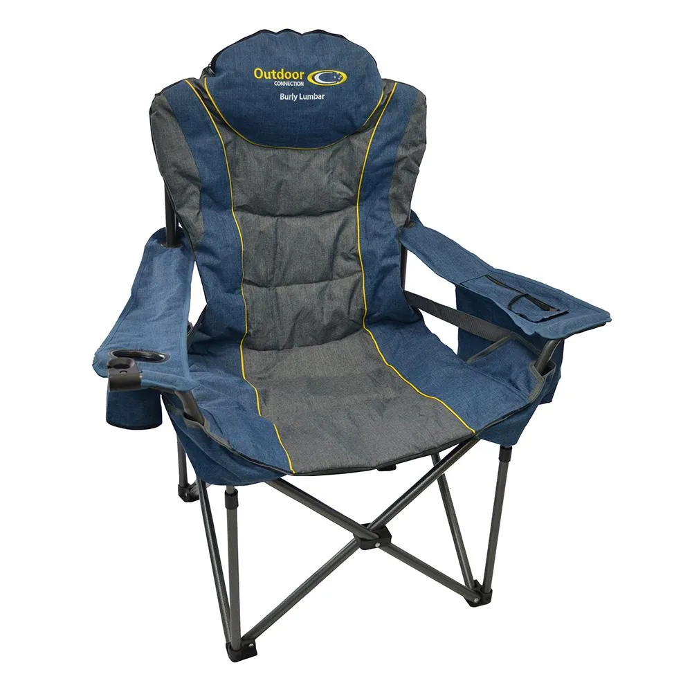 Outdoor Connection Burly Lumbar Quad Fold Chair