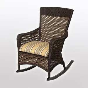 Outdoor Furniture Wicker - Rocking Chair - Vintage