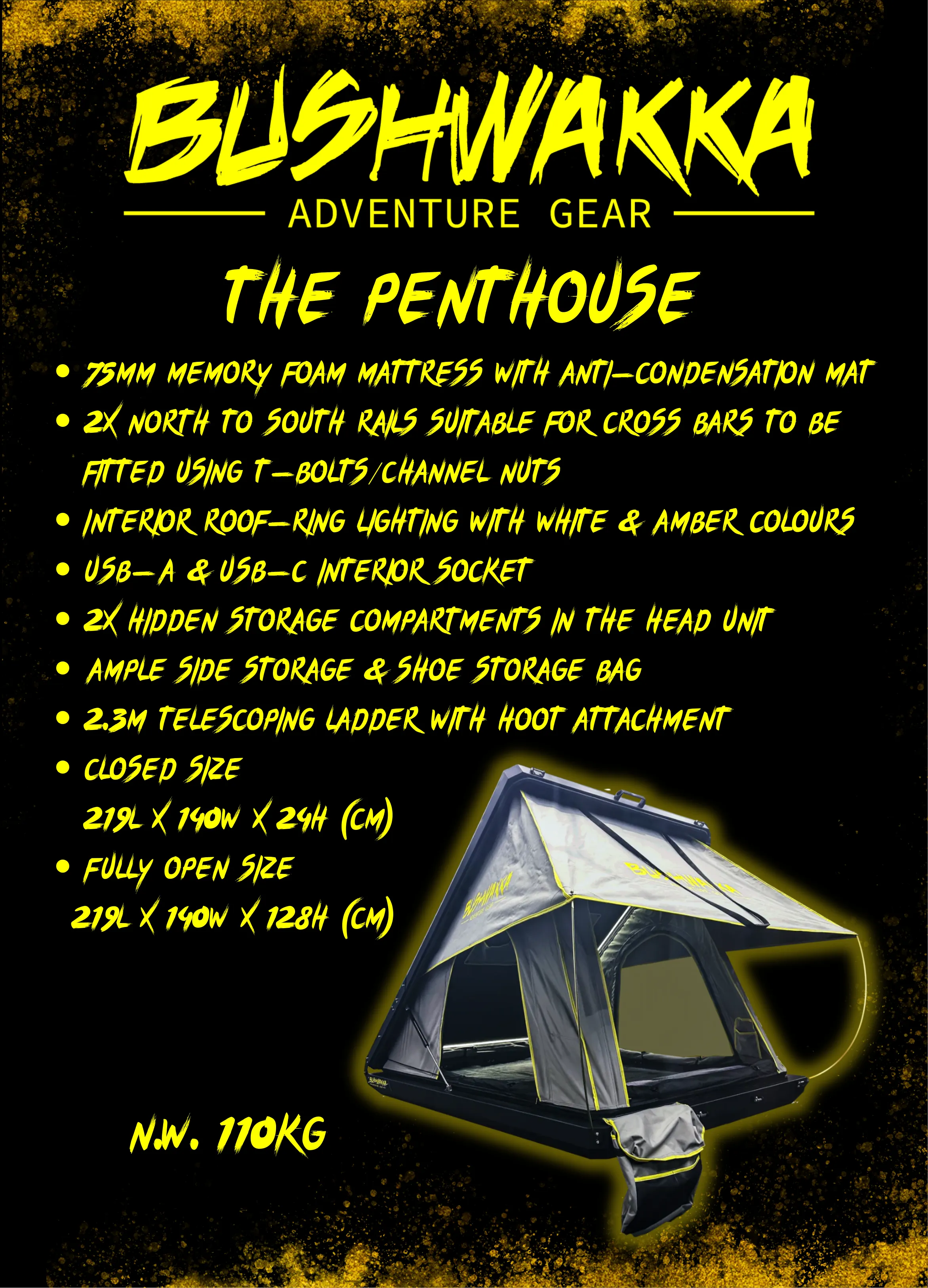 Penthouse Rooftop Tent [OUT OF STOCK]