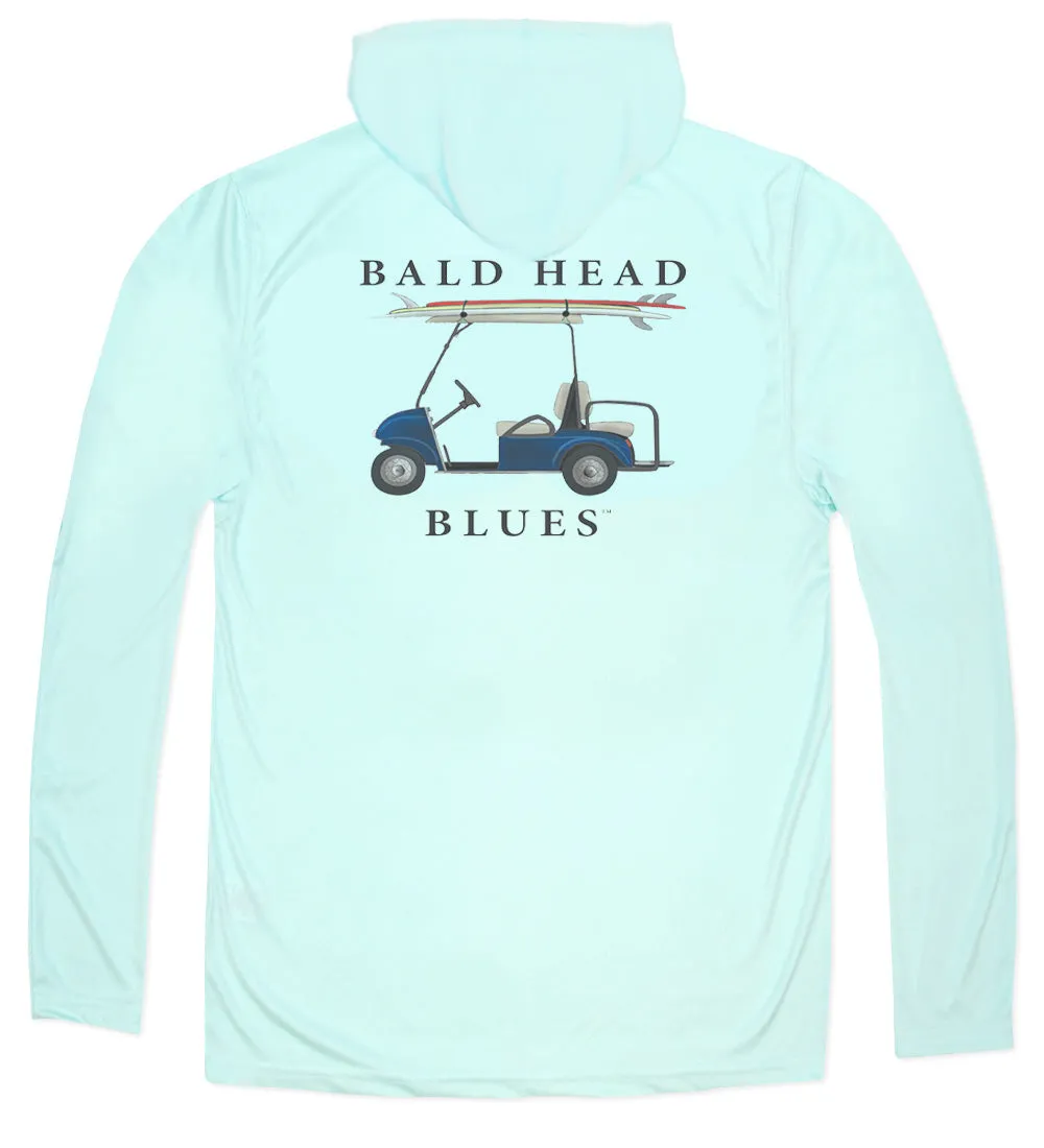 Performance Long Sleeve Golf Cart Hoodie - Seagrass