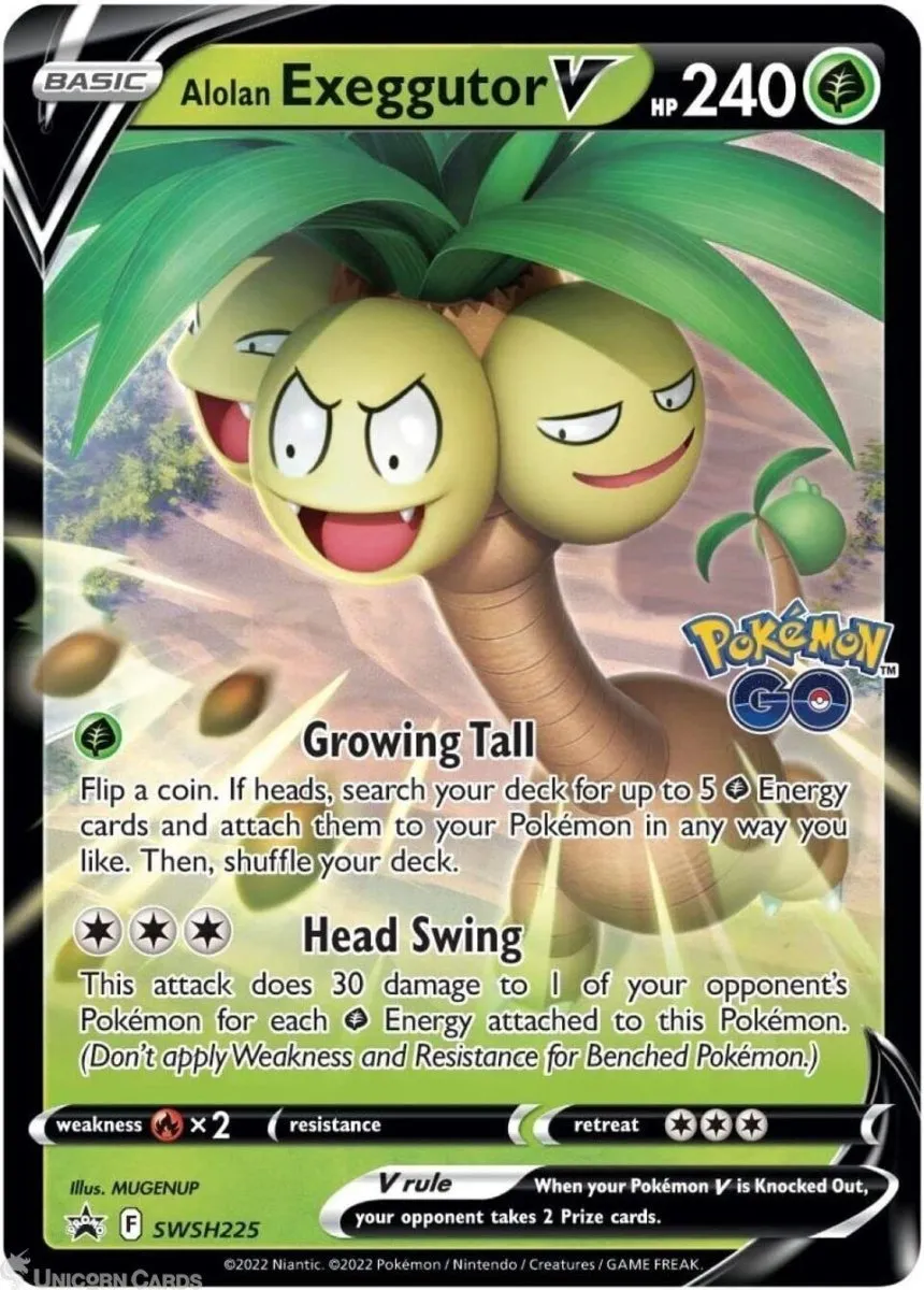 Pokemon GO Alolan - Exeggutor V Box