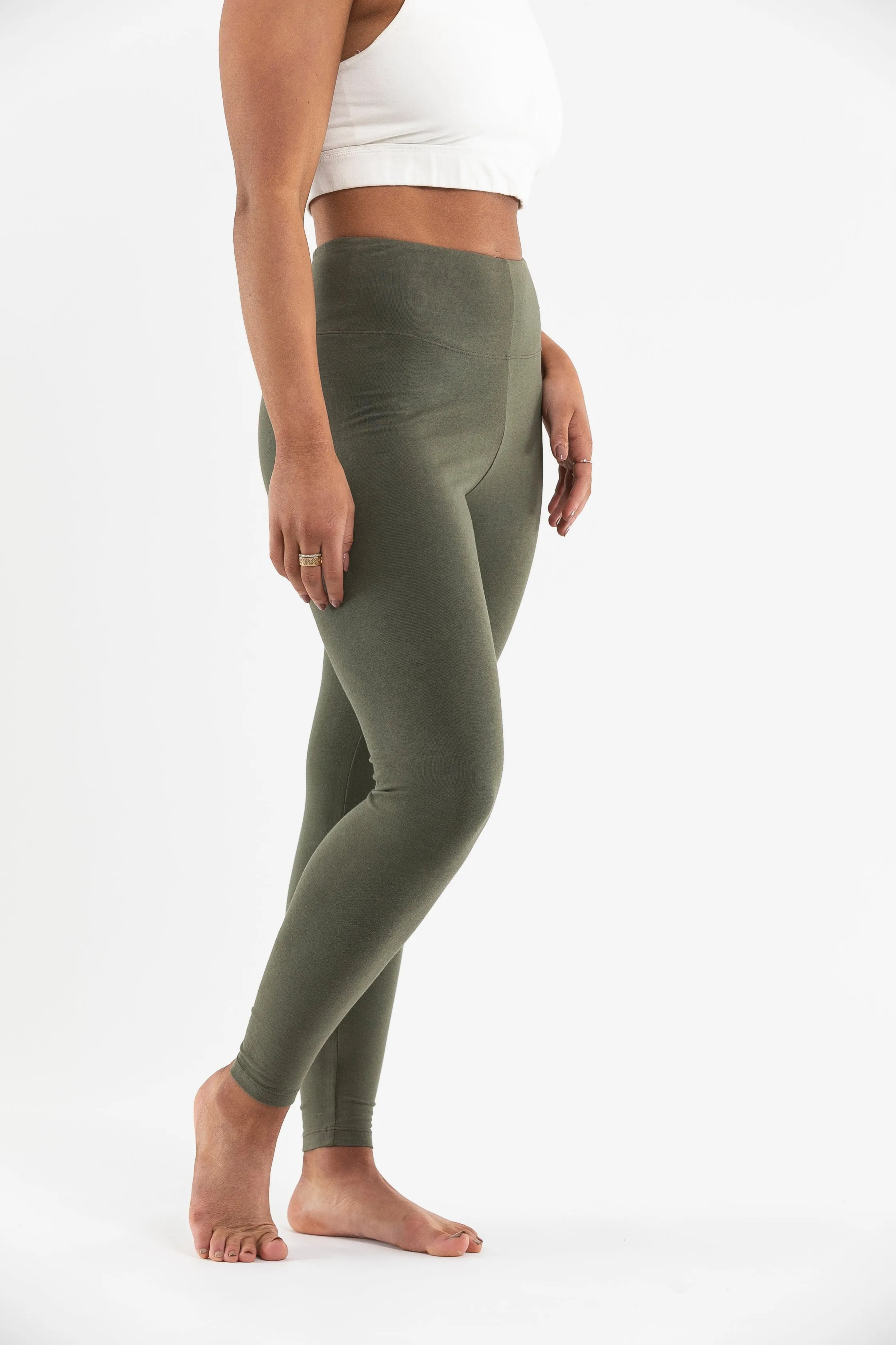 Power Leggings 7/8| Khaki