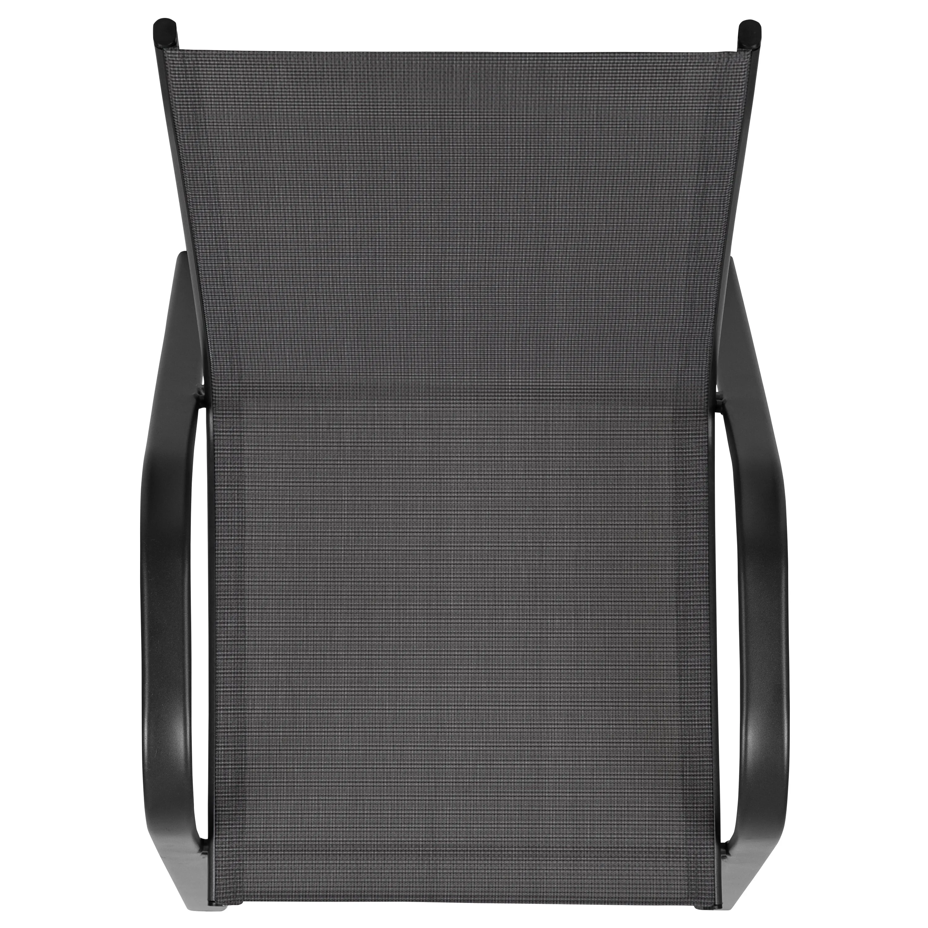 Set of 4 Sling Patio Chairs for Restaurant and Residential Outdoor Spaces