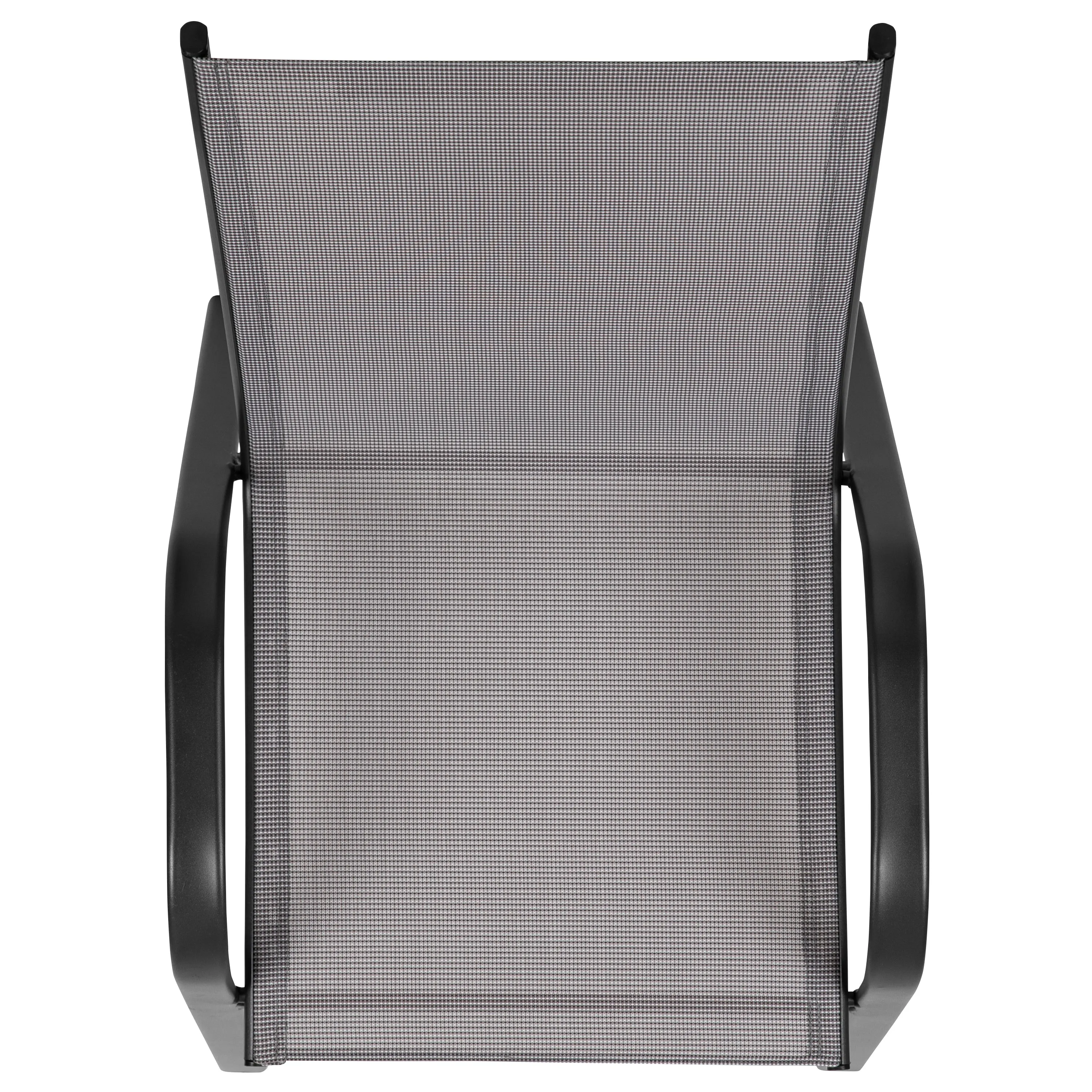 Set of 4 Sling Patio Chairs for Restaurant and Residential Outdoor Spaces