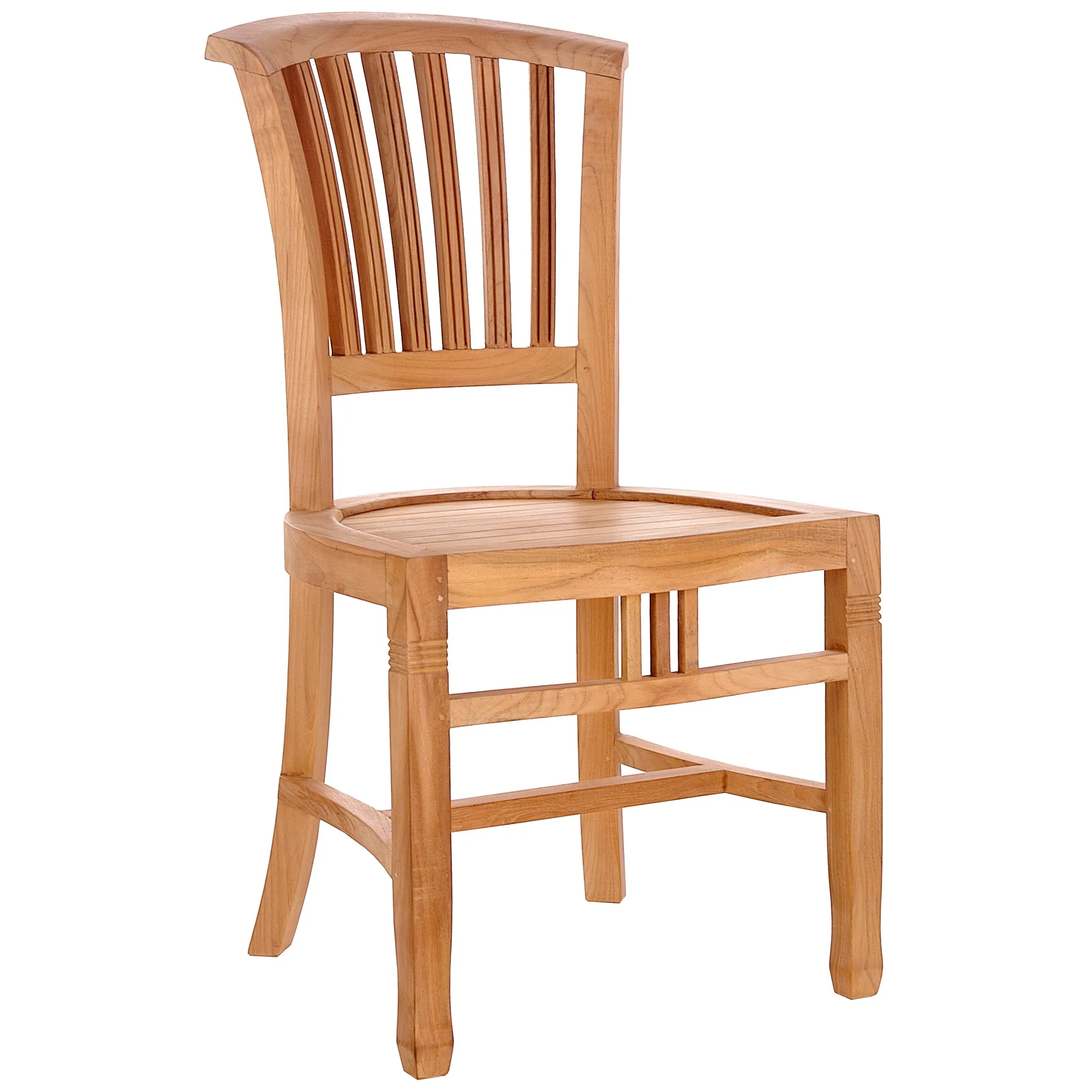 Teak Wood Orleans Side Chair