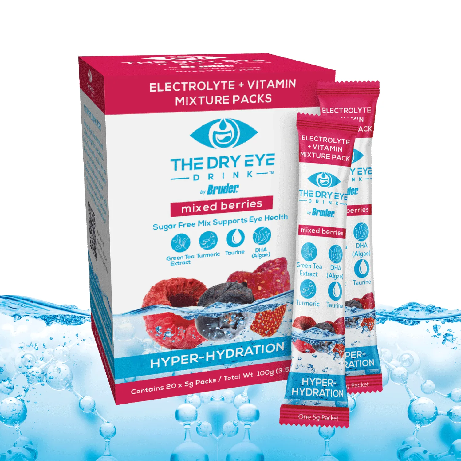 The Dry Eye Drink - Mixed Berries Flavor