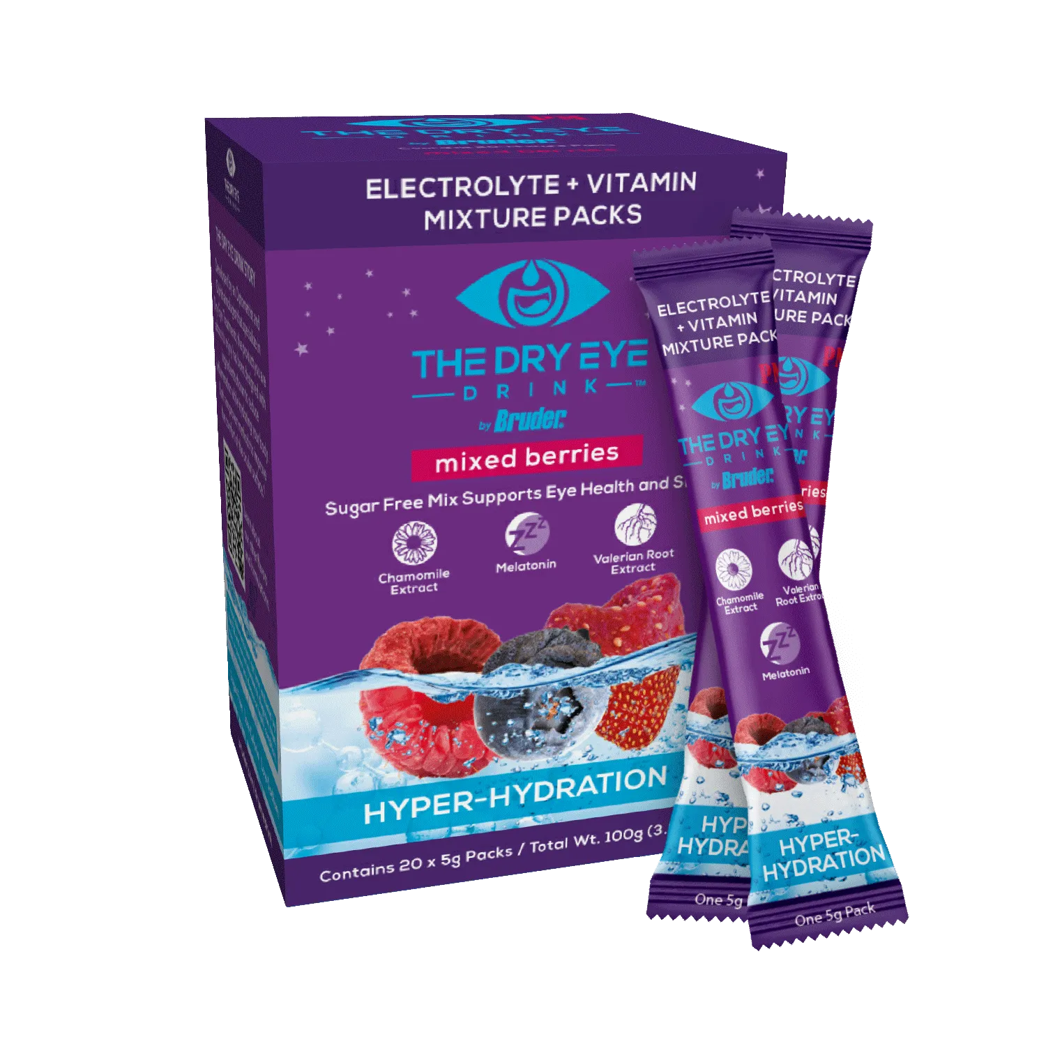 The Dry Eye Drink PM - Mixed Berries Flavor