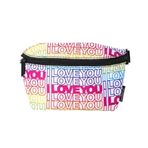 Ultra-Slim Fanny Pack - WERDS - I Love You