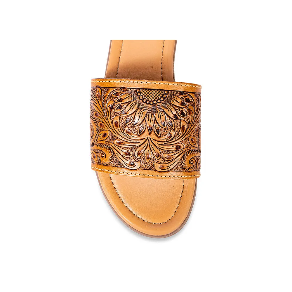 Willa Hand-Tooled Sandals