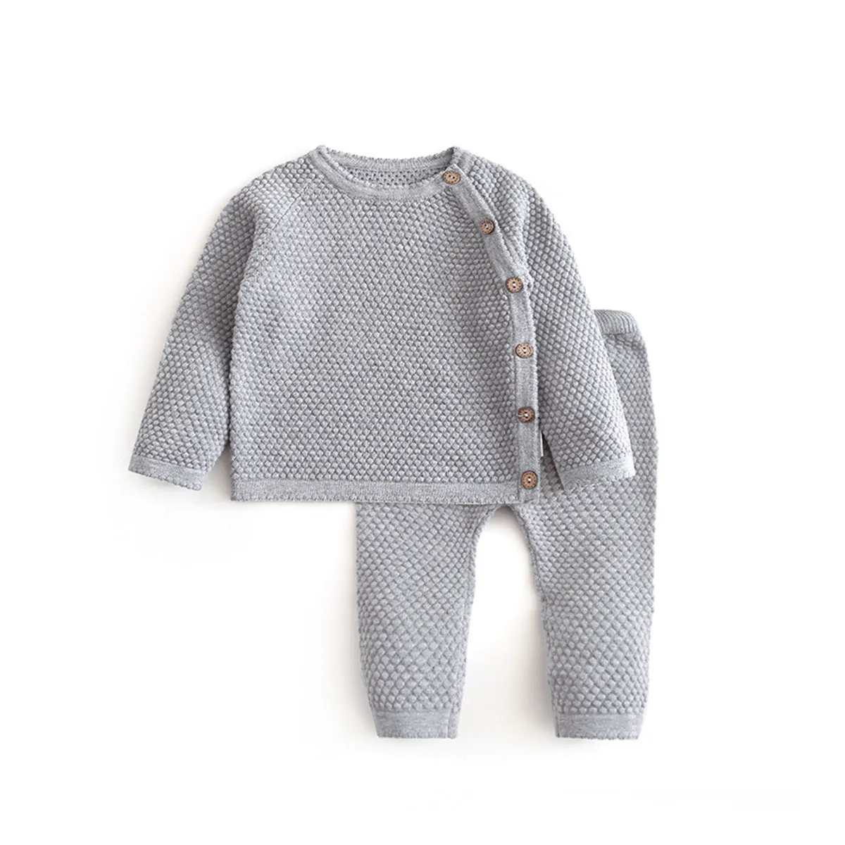 Winter Winner Cotton Sweater and Pants Set (2 color options)