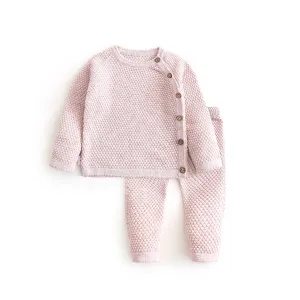 Winter Winner Cotton Sweater and Pants Set (2 color options)